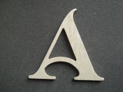 Lettre bois modèle SHANGRI LA