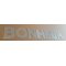 Dekorativ bokstav i zink BONHEUR 30 cm