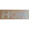 Dekorativ bokstav i zink HOME 30 cm