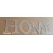 Zink dekorativa bokstav HOME 10 cm