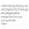 Brevspegel dekorativ LUCIDA CALLIGRAPHY