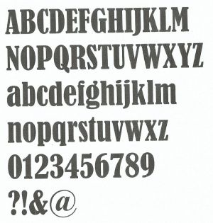 BERNARD CONDENSED dekorativ vägg bokstavsspegel