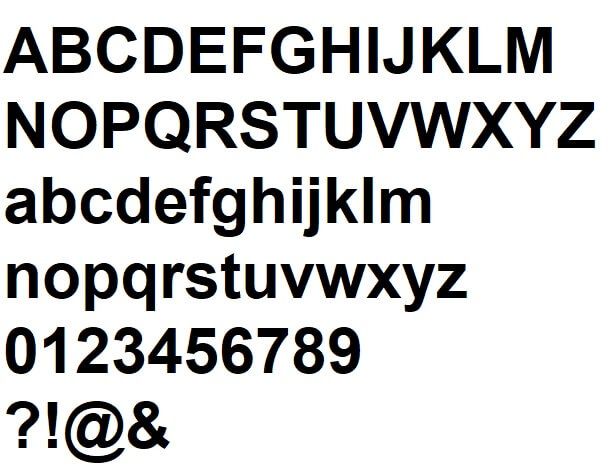 ARIAL STD signeringsbrev