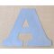 Lettre enseigne en zinc 2D