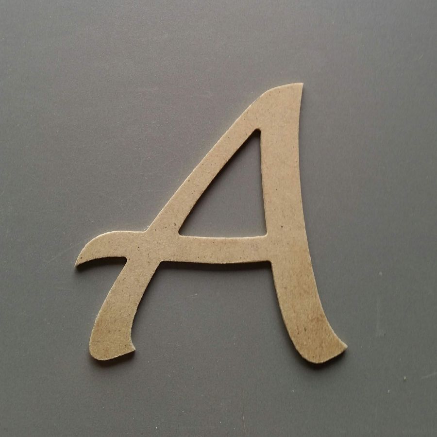 Brev MDF rå att måla modell LUCIDA HANDWRITING
