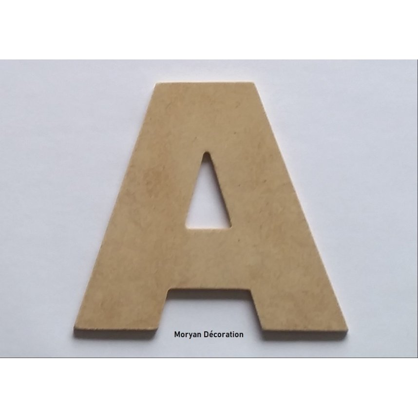 Brev MDF rå att måla modell ARIAL BLACK