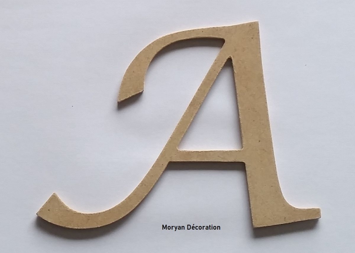 Brev MDF rå att måla modell LUCIDA CALLIGRAPHY