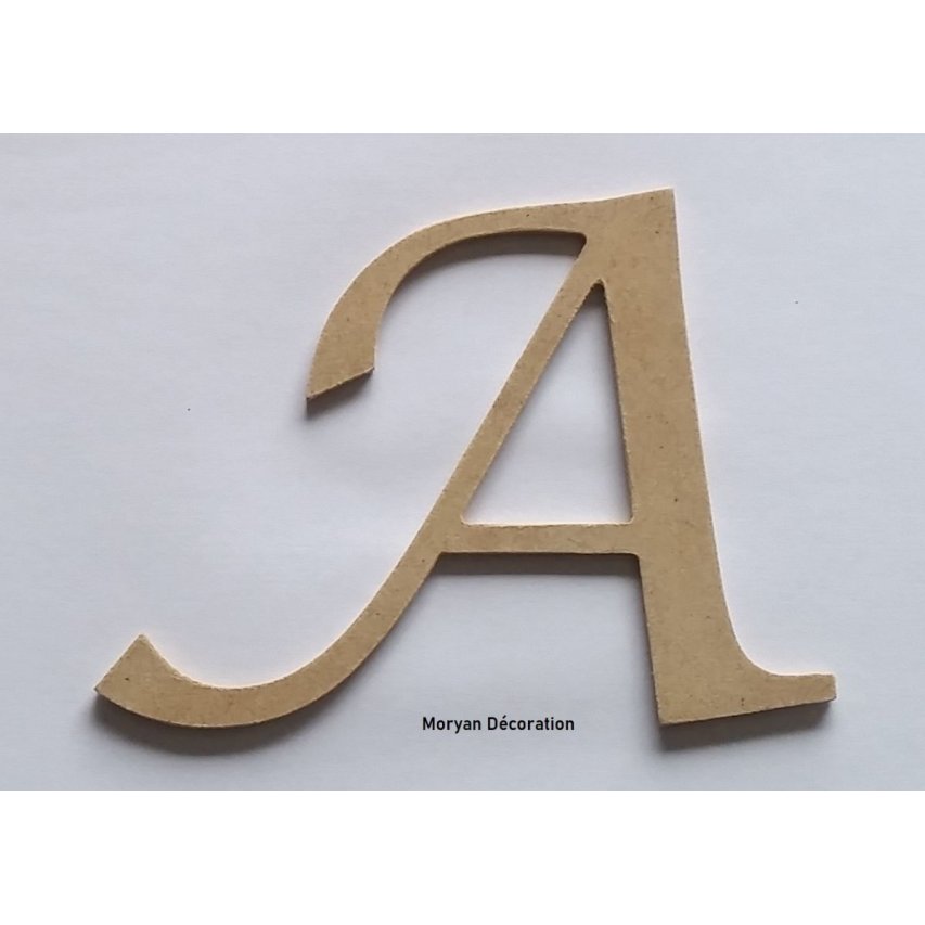 Brev MDF rå att måla modell LUCIDA CALLIGRAPHY