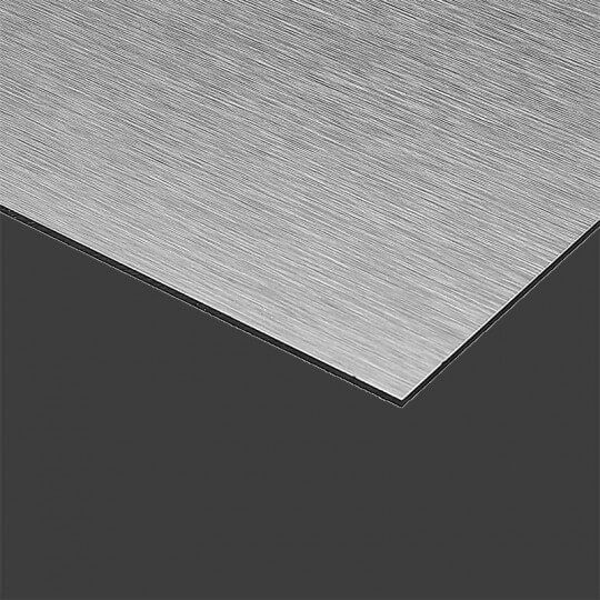 Bokstav i borstad metall ALTERNATE GOTHIC