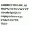 Plastbokstav PVC ARIAL BLACK