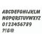 Plastbokstav PVC BALLON