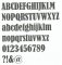 Plastbokstav PVC BERNARD CONDENSED