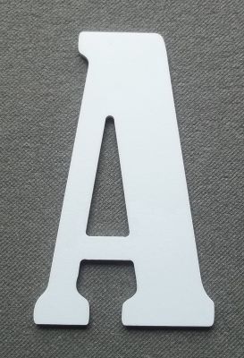 Plastbokstav PVC BERNARD CONDENSED