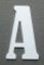 Plastbokstav PVC BERNARD CONDENSED