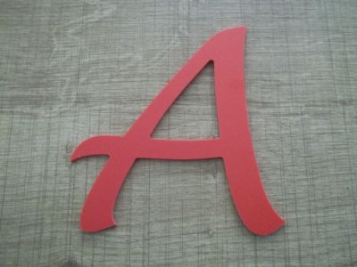 Plastbokstav PVC färg LUCIDA HANDWRITING