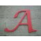 Bokstav i plast PVC färg LUCIDA CALLIGRAPHY