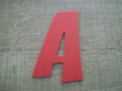Plastbokstav PVC färg ZOINKS