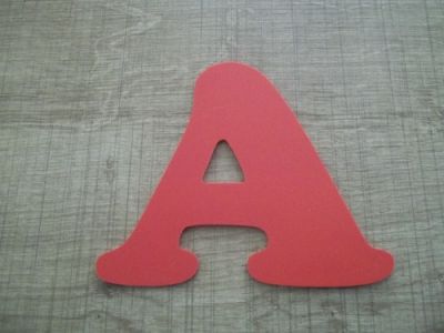Plastbokstav PVC färg COOPER BLACK