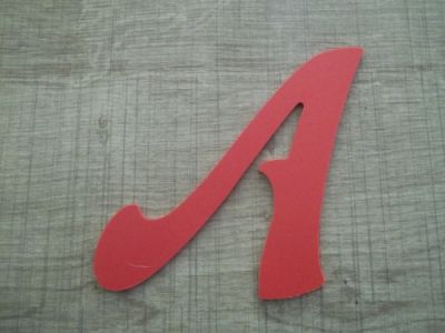 Plastbokstav PVC färg FELIPE