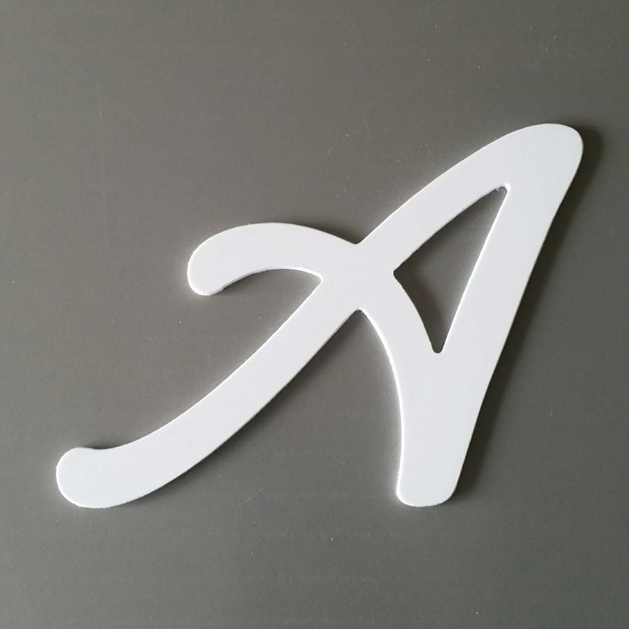 Plastbokstav PVC LOMBRIZ