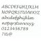 Plastbokstav PVC LUCIDA HANDWRITING