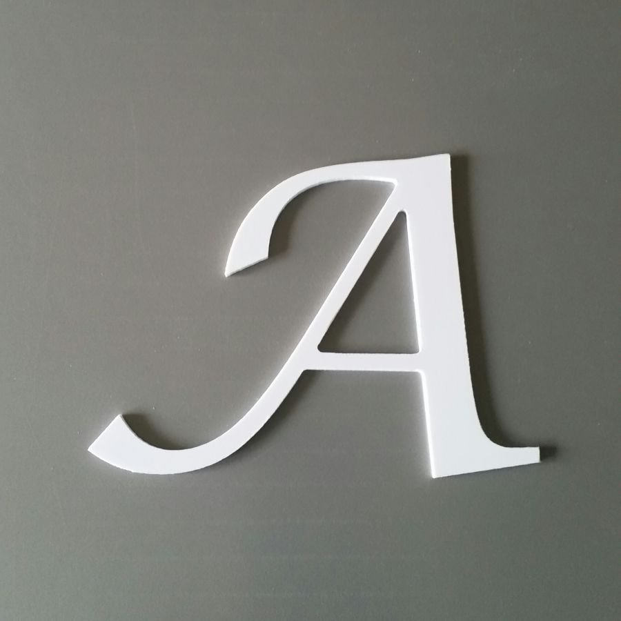 Plastbokstav PVC LUCIDA CALLIGRAPHY
