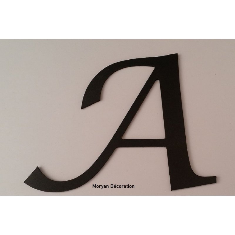 Plastbokstav PVC svart LUCIDA CALLIGRAPHY