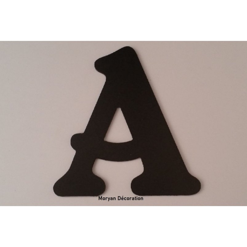 Plastbokstav PVC svart BELSHAW