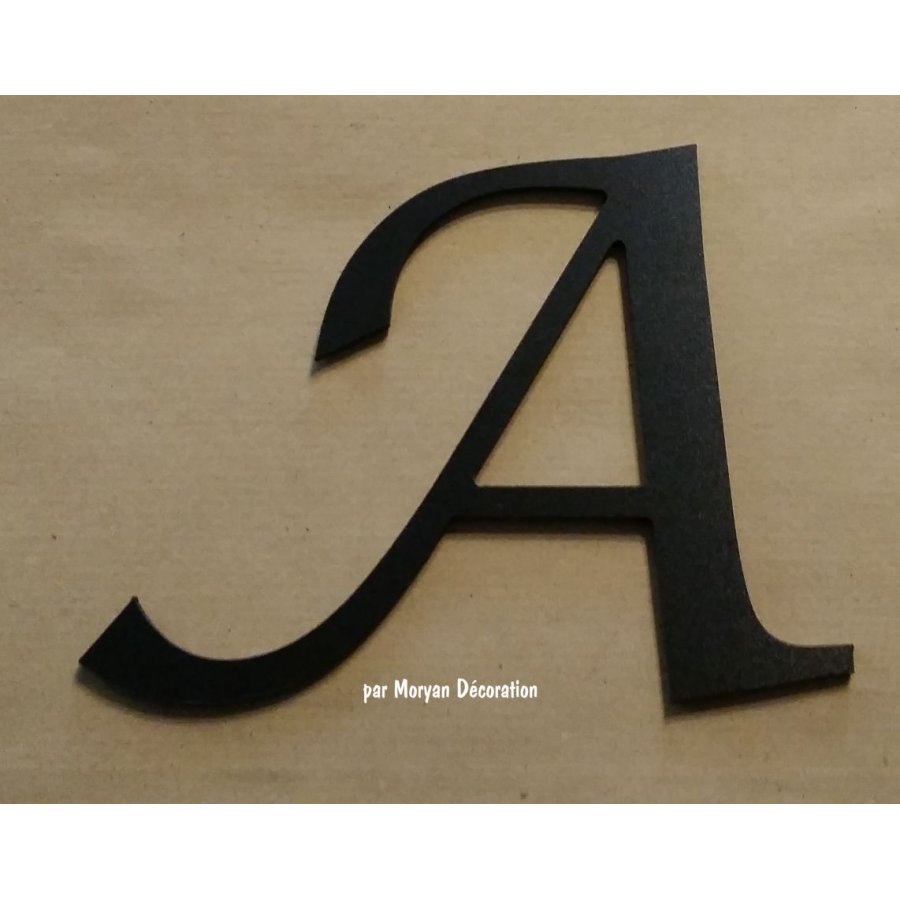 Plastbokstav PVC svart LUCIDA CALLIGRAPHY