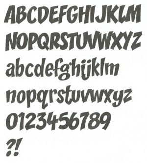 Lettre plastique PVC ZOINKS