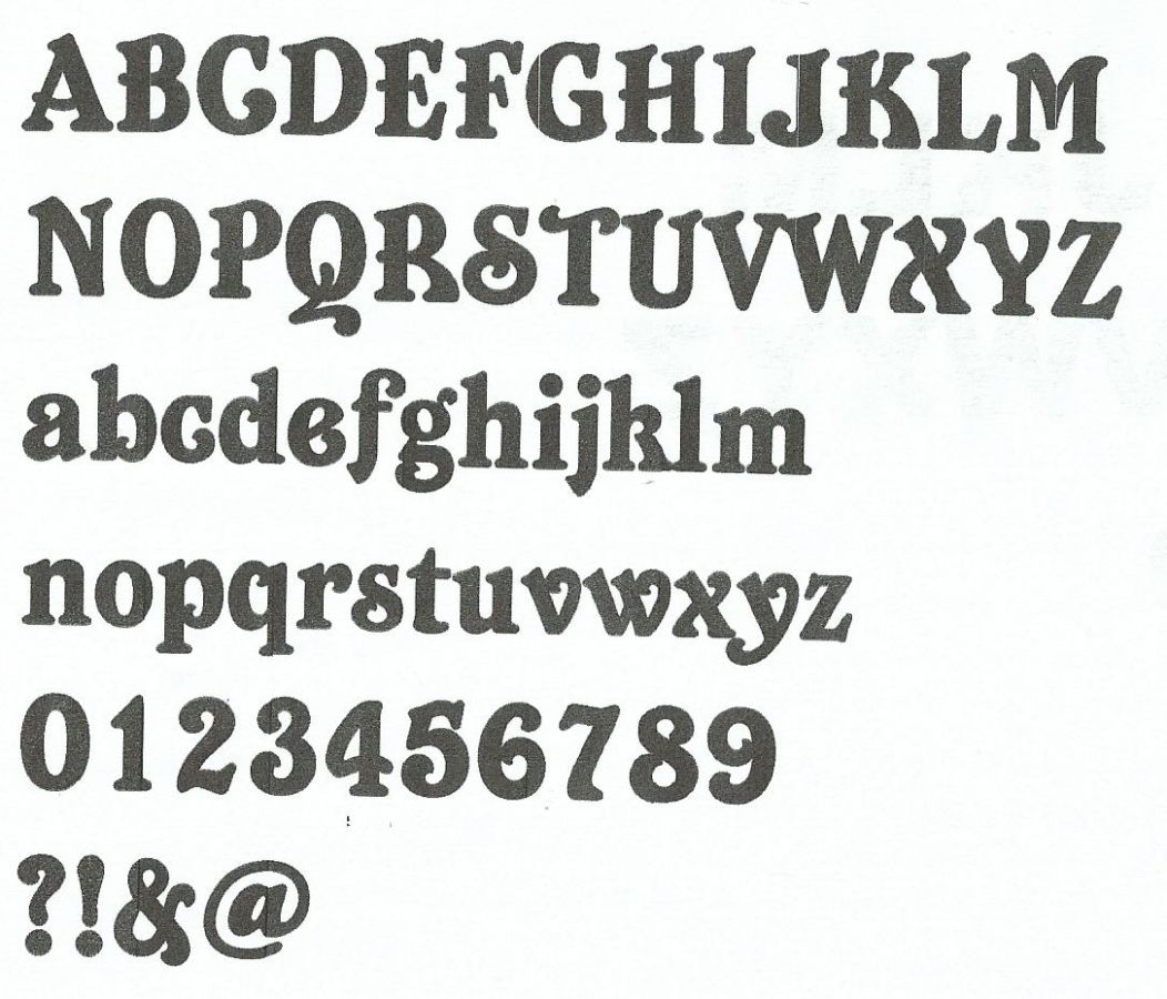 Polystyrenbokstav BELSHAW