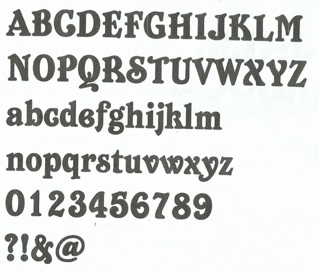 Polystyrenbokstav BELSHAW
