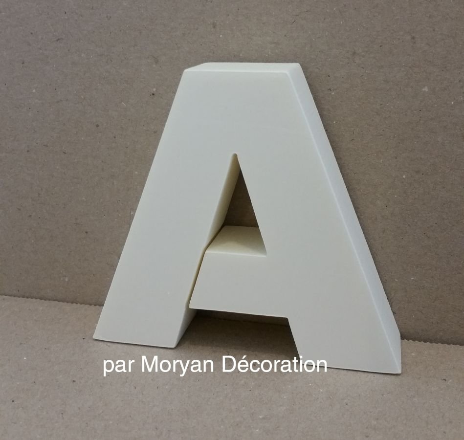 Polystyrenbokstav ARIAL BLACK