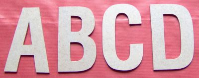 Lettres bois Modèle BATON