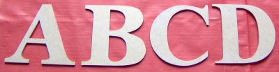 Lettres bois Modèle LOFT