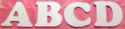 Lettres bois Modèle MARINE
