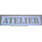 Stencil, metallbokstav zink ATELIER