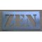 ZEN metall bokstav deco stencil