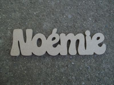 Prénom de porte : prénom en bois