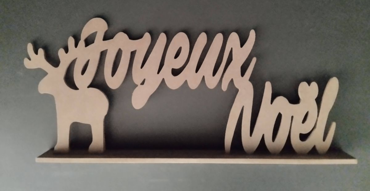 Trästativ för att dekorera JOYEUXNOEL