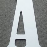 Plastbokstav PVC BERNARD CONDENSED