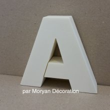Polystyrenbokstav ARIAL BLACK