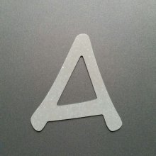 Bokstavsskylt i zink ANIME ACE