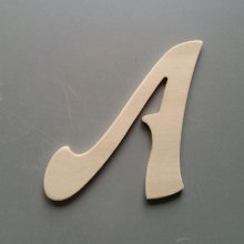 Träbokstav som ska målas FUNNY modell