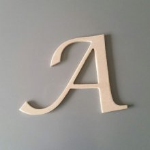 Träbrev att måla modell LUCIDA CALLIGRAPHY