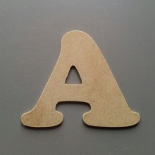 Brev MDF rå att måla modell COOPER BLACK
