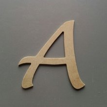 Brev MDF rå att måla modell LUCIDA HANDWRITING