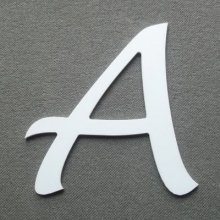 Plastbokstav PVC LUCIDA HANDWRITING