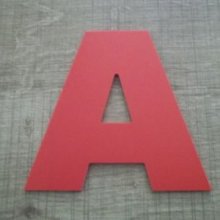 Plastbokstav PVC färg ARIAL BLACK