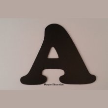 Plastbokstav PVC svart COOPER BLACK